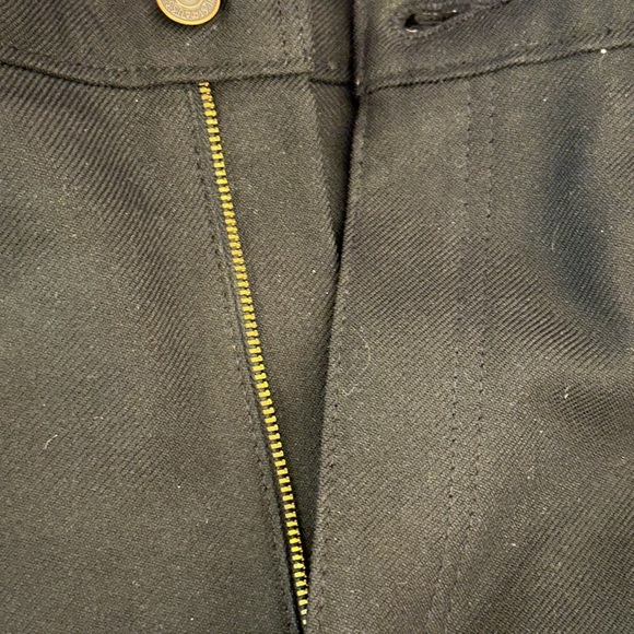 VINTAGE LEVIS Back Pants 100% Dacron Polyester W 36 L 32 Black Gold Levis Tab - Picture 12 of 17